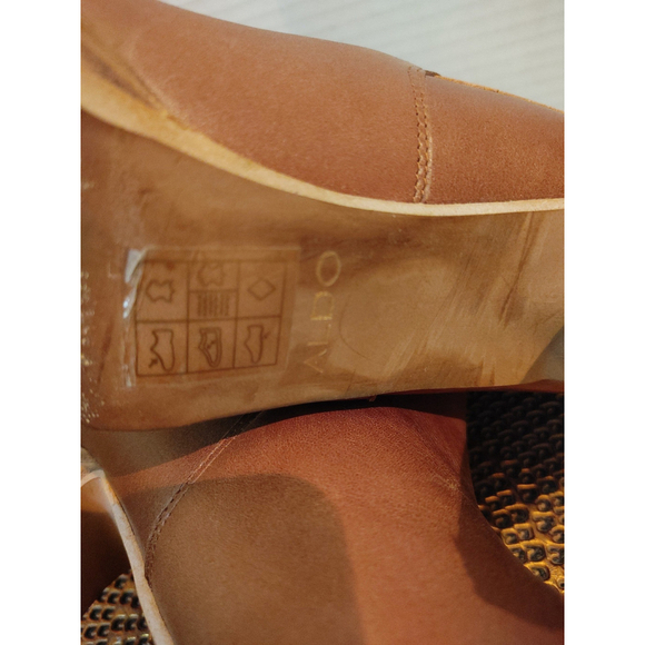 ALDO Leather Booties Size 8.5 - Picture 7 of 7